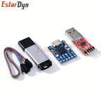 Original CP2102 USB to TTL 5V 3.3V 5PIN Adapter Module for STC ESP8266 ESP32 Serial Communication and Programming