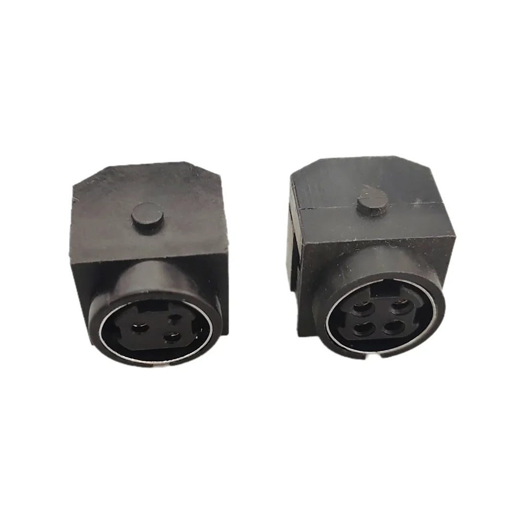 5/10Pcs DIN 3P/4P Horizontal Socket S Terminal MPC Power PS2 Full Plastic Connector 3/4 Core Adapter for Electronics
