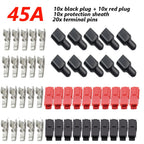 10/20 Pair 15A/30A/45A Amp Plug 600V Compatible For Powerpole Connector With Rubber Dust Cover Sleeves For Electric Equipments