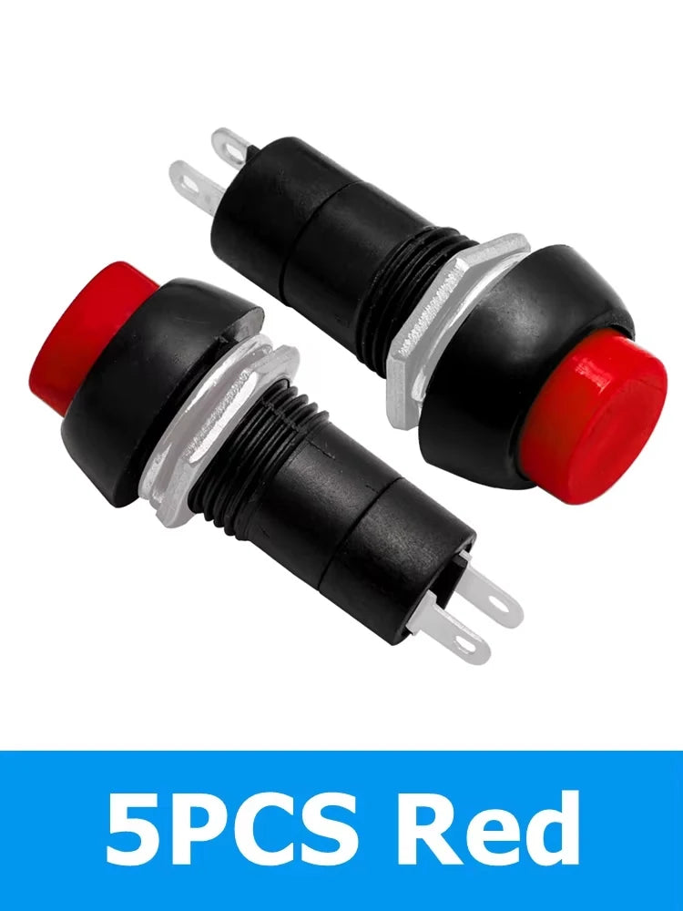 5~10PCS EGBO Mini 12mm Waterproof Momentary ON/OFF Push Button Round Switch PBS-33B PBS-11B For arduino