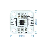 1-10pcs AS5600 magnetic encoder magnetic induction angle measurement sensor module 12bit high precision