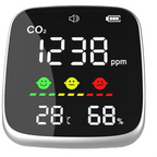 Portable CO2 Temperature Humidity Monitor Air Quality Monitor Infrared NDIR Detector Indoor Outdoor Detection Tools