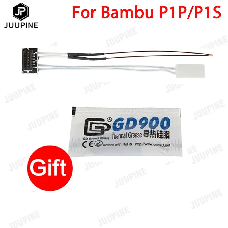 For Bambu Lab X1/X1C P1P/P1S A1 mini Thermistor & Ceramic Heating Plate For 3D Printer Hotend Heater Cartridge 24V 48W NTC 100K