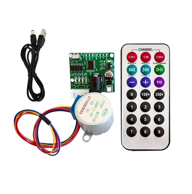 1PCS DC 5V ULN2003 DIY Stepper Motor Driver Board 28BYJ48 Infrared Remote Control New