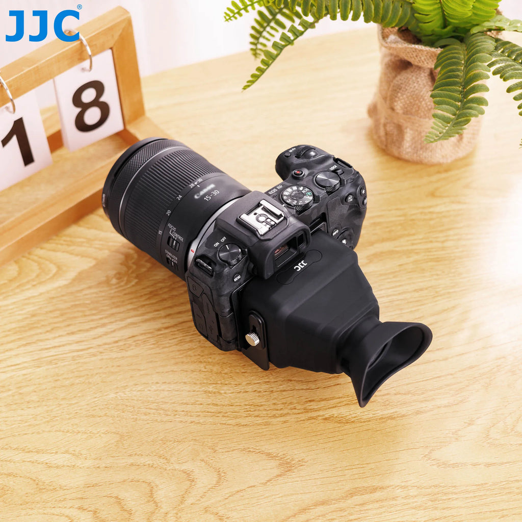 JJC 3X LCD Viewfinder Camera Extender Eyecup Eyepiece Collapsible Fit 3.0' Screen for Nikon Z30 Sony ZV-1 RX100 Fuji X-T30 III
