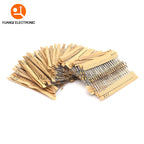 3120pcs 1/4W Carbon Film Resistor Kit 5% Resistance Assortment Set 156valuesX20pcs 1R - 10M ohm 0.25W Sample Pack