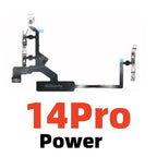 Power Flex Cable for iPhone 14 Plus 15 13 Pro Max 11 12 Volume Flex Ribbon Tape Side Button Distance Ambient Fix Parts