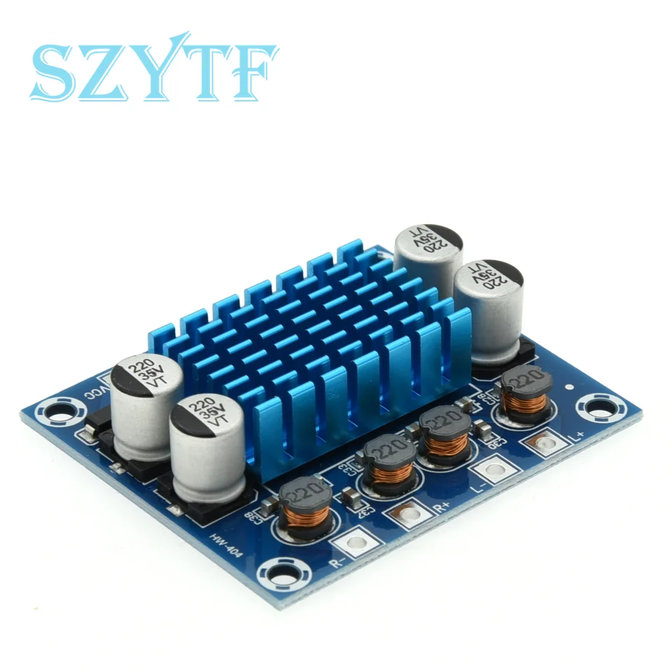 XH-A232 TPA3110  high-definition digital audio amplifier board mp3 amplification module 12V24V 30W+30W channel loudspeaker panel