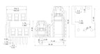 100pcs KF128-2.54/3.5/3.81/5.0/5.08/7.62 2P/3P Spliceable 5.0mm 5.08mm 7.62mm Pitch Straight PCB Screw Terminal Block Connector