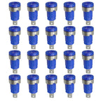 20PCS Insulated Safety 32A 4mm Banana Socket Terminal 5 Colors Female Jack Panel Mount Socket Binding Post Wire Connector