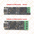 CANable 2.0 USB to CAN FD Converter Type-C SLCAN Protocol Analyzer Transceiver Tool