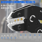 SN-58B Pro Wire Crimping Plier for JST PH 2.0mm,XH 2.5mm,VH 3.96mm,JWPS 4.0mm&Dupont Open Barrel Terminals Crimper=SN2549+SN58B