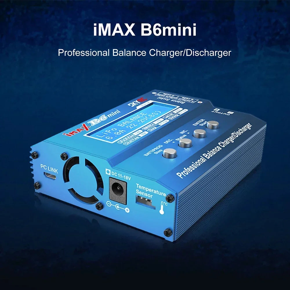 SKYRC IMAX B6 V2/B6 Mini/B6AC V2 Balance Battery Charger for NiMH NiCD LiHV NiCd Battery Charger for Mavic/Inspire Battery