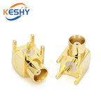 1-10PCS MCX MMCX Male Female PCB Mount Straight RF Coax Connector Right Angle 90-Degree Goldplated Welding Terminal