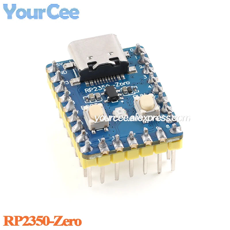 5pcs/1pc RP2350 Pico2 RP2350-Zero 150MHz Dual Core Dual Architecture Microcontroller Development Board for Raspberry Pi PICO