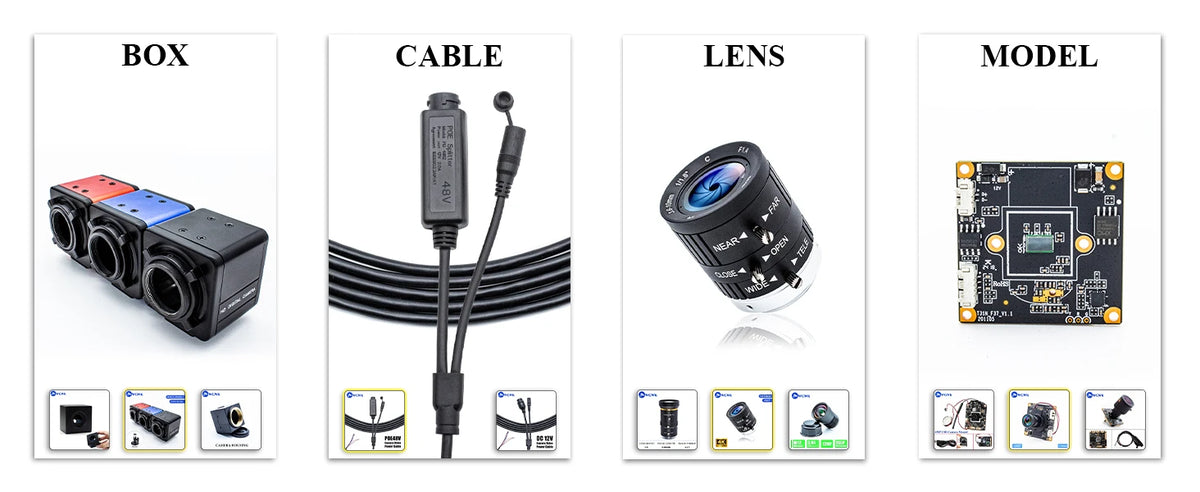 1080P 90FPS Global Shutter USB Camera with M16 Lens Plug And Play Industrial Web Camera for Machine Vision Security Monitoring