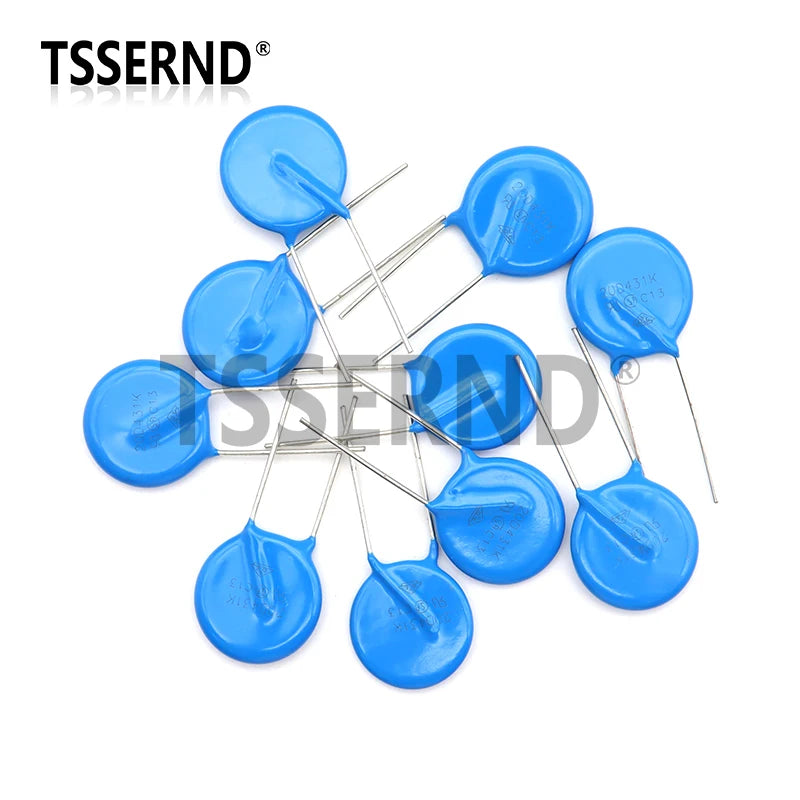 250pcs varistor piezoresistor 20D470K 20D121K 20D201K 20D221K 20D271K 20D391K 20D431K 20D471K 20D561K 20D681K 20D821K 20D102K