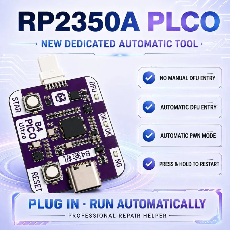 Newly Upgraded RP2350 USB A RP2350A PICO Support One Click DFU Data/Restart Enter Recovery Mode Cell Phone Repair Tools
