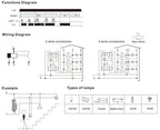 GEYA GRT8-LS/LM Din Rail Staircase Switch Lighting Timer Switch 230VAC 16A 0.5-20mins Delay off Relay Light Switch