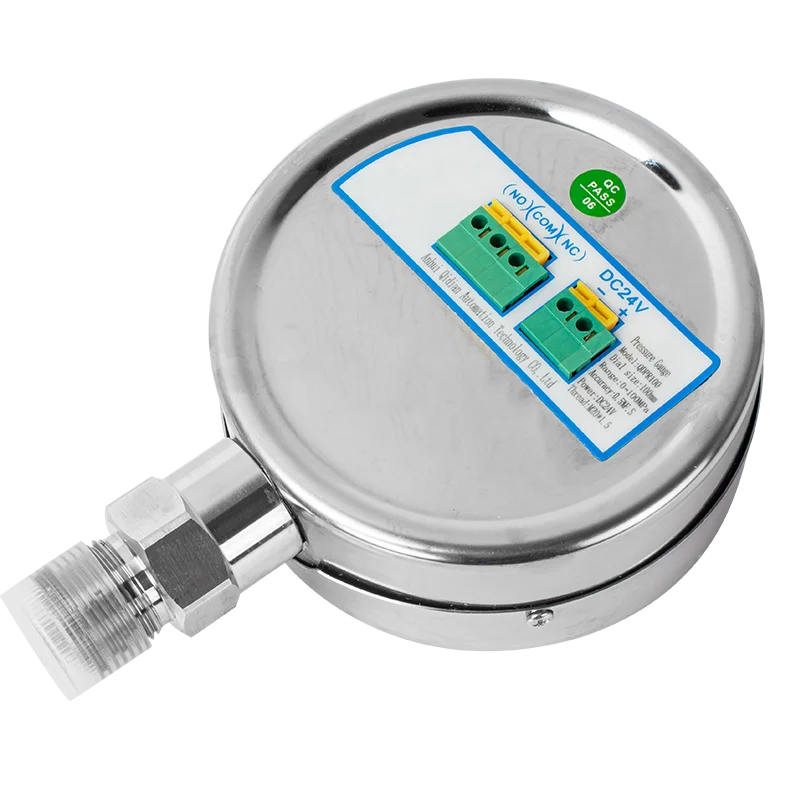 100mm Dial 0-60Mpa Digital Pressure Gauge Electronic Contact Hydraulic Meter 200Bar 400Bar M20*1.5 for Industrial Use
