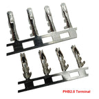 1000pcs XH XHD PH2.0 PHB CH3.96 VH3.96 KF2510 Dupont SM ZH1.5 1.25 SH1.0 MX3.0 Strip Metal Needle Crimp Cold-pressed Terminal
