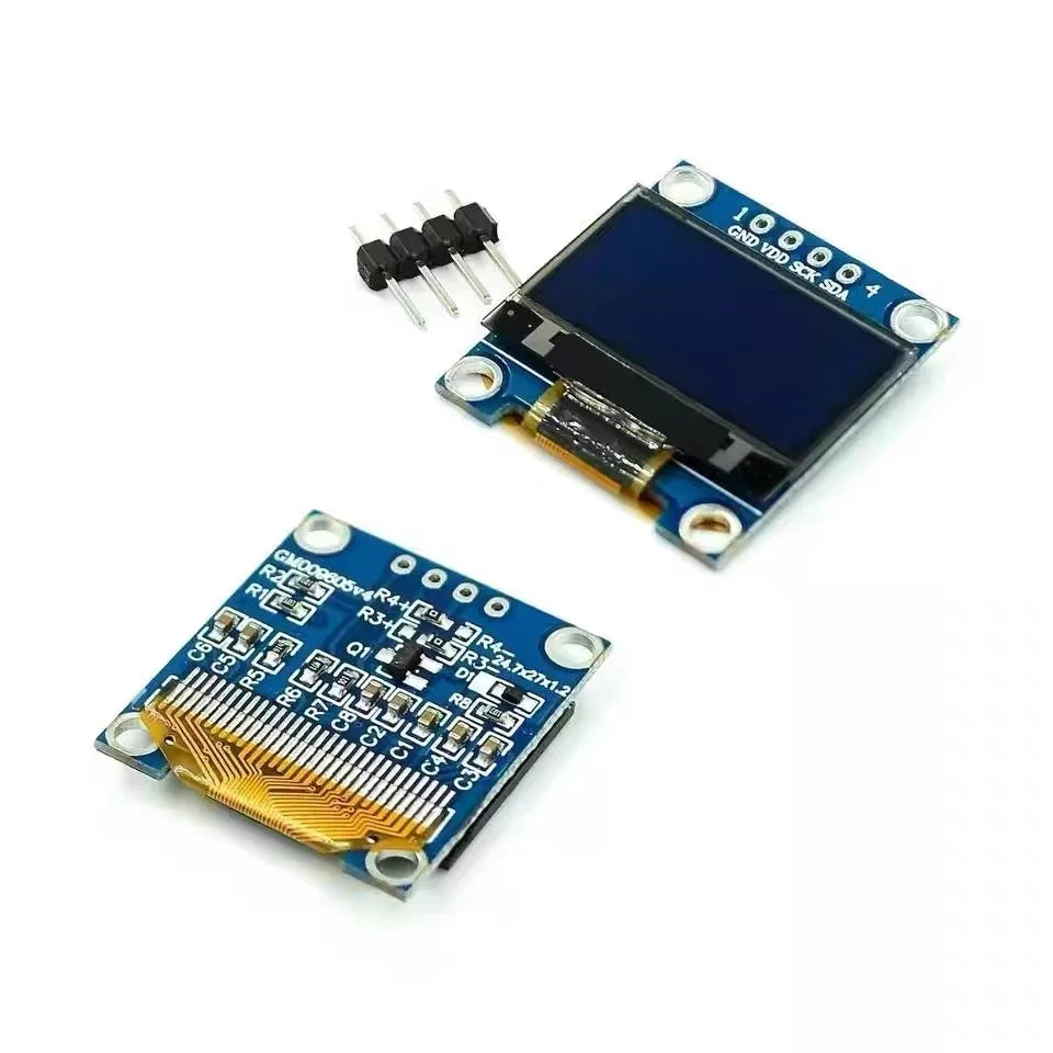 DIYUSER 0.96 Inch 128x64 OLED Display SSD1306 IIC I2C Serial LCD Screen for R3 Arduino Kit - White/Blue/Yellow Options Available