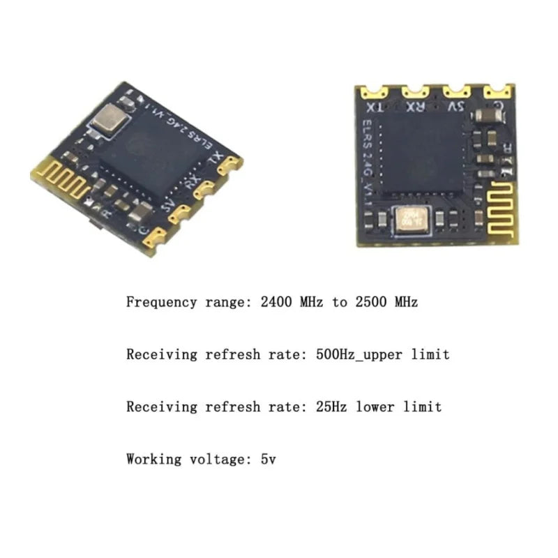 ExpressLRS ELRS 2.4GHz SX1280 Nano Receiver 10x10mm Nano Long Range Receiver for BETAFPV Lite 2400 RX FPV Drones RC Quadcopter