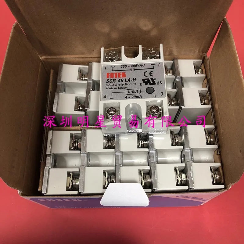 Taiwan Yangming FOTEK Solid State Relay SCR-40LA-H Instead Of SSR-40LA-H Original Genuine