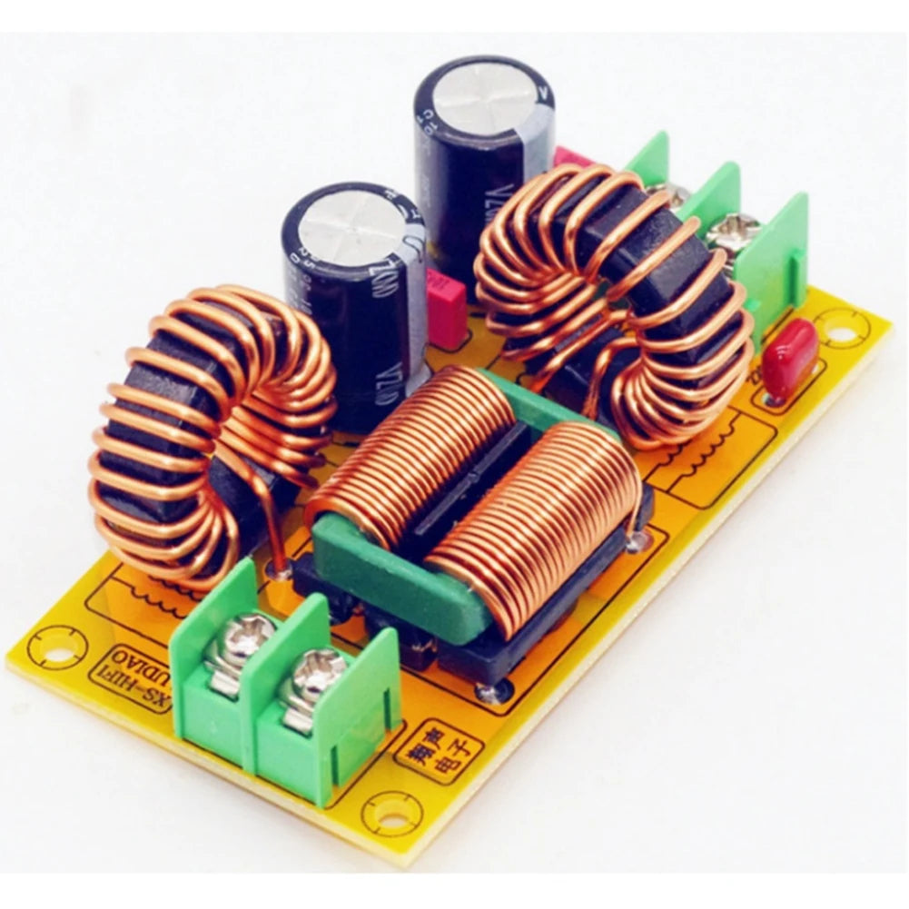 1pc 10/20A DC50V DC LC Filter DC Power Supply Filter Circuit For EMI Electromagnetic Interference Filter  Rectifier Filter Board
