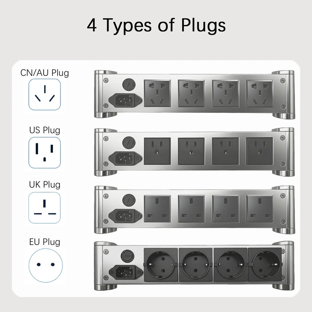 HIFI Audio Power Filter High-Power Filter Lightning Protection and Anti-interference Plug-in Power Supply