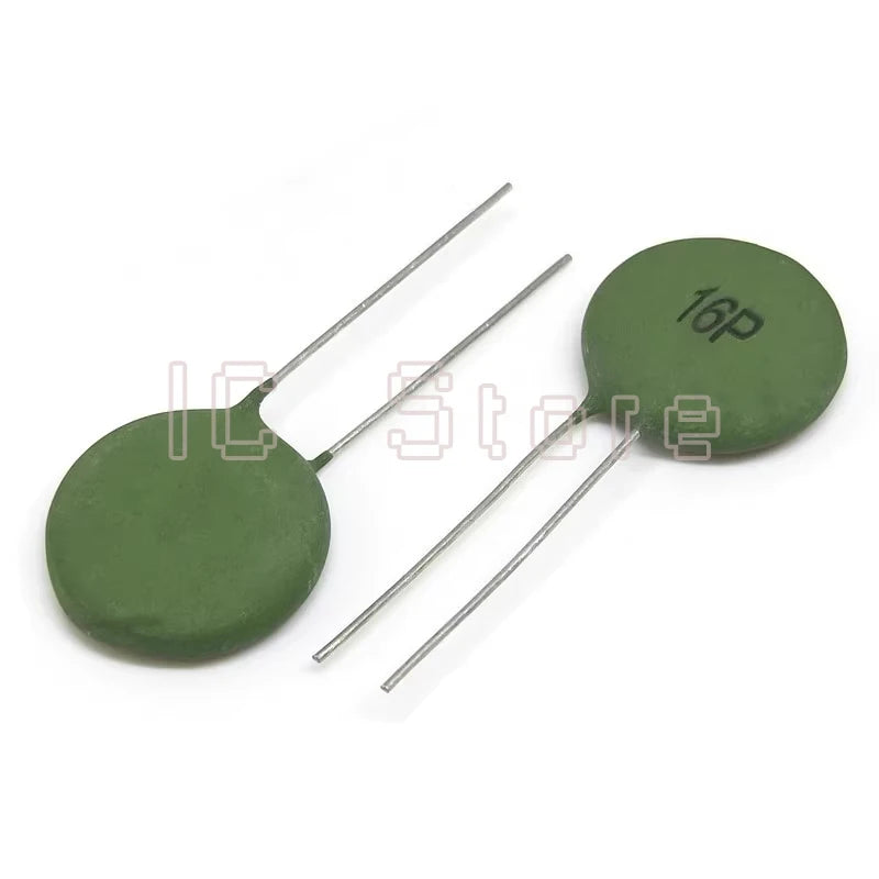 20PCS PTC Positive Temperature Thermistor Resistor 16P 15P 19P 10P Thermal Resistance Green 100R 150R