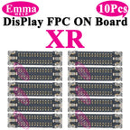 10Pcs LCD Display FPC Connector On Motherboard Screen Logic Board For iPhone 14 13 15 Pro Max Plus 11 12Promax 13Pro XR X XS