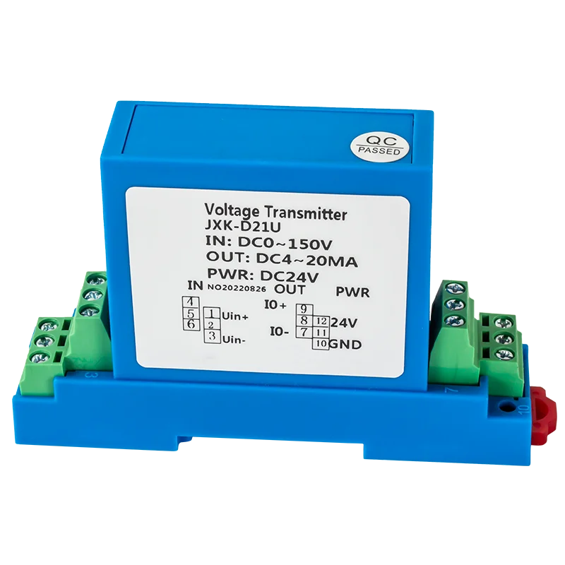Voltage Transducer 0-100V 0-200V 0-300V Voltage Transmitter 4-20mA 0-10V 0-5V RS485 Voltage Sensor AC Voltage Signal Transmitter