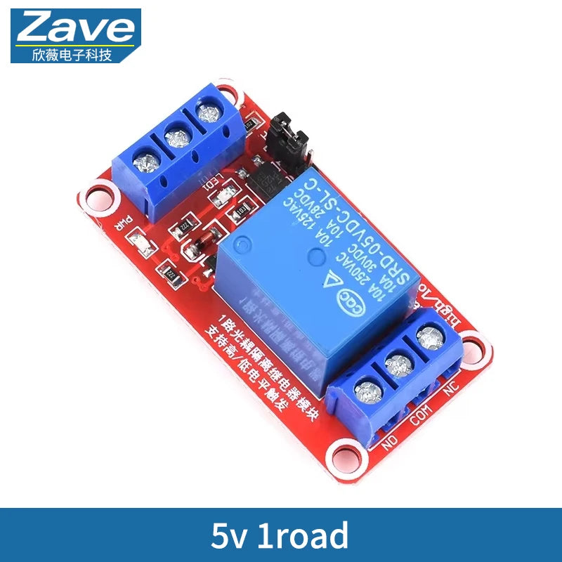 Relay Module 1 2 4 6 8 Channel 5V 12V Relay Module Board Shield with Optocoupler Support High and Low Level Trigger for Arduino