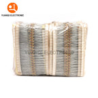 3120pcs 1/4W Carbon Film Resistor Kit 5% Resistance Assortment Set 156valuesX20pcs 1R - 10M ohm 0.25W Sample Pack