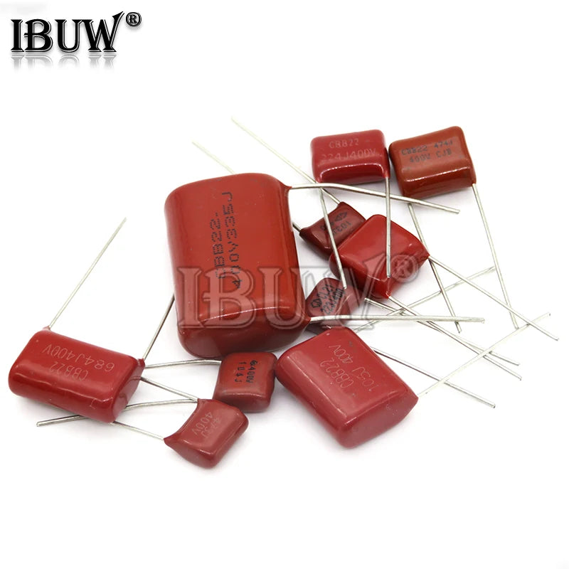 10PCS 63V 100V 250V 400V 630V CBB  Polypropylene film capacitor 100PF 220PF 470PF 10NF 1UF 22NF 100NF 220NF 330NF 470NF 680NF