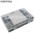 660PCS/lot 24Value Capacitor Kit 100V 2A221J To 2A474J Polyester Film Capacitor Assorted Kit 0.47nF 0.68nF 1nF 2.2nF Capacitors