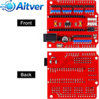 Nano Expansion Shield I/O Extension Board for Arduino Nano V3.0 Prototype Module – Blue/Red