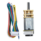 For GA12 For N20 High Torque DC Motor with Encoder Excellent Replacement Option for Robotics and Hobby Projects