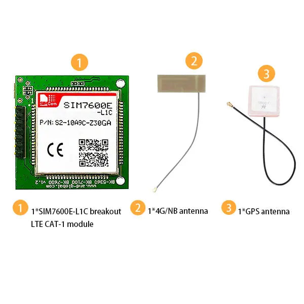 SIMCOM SIM7600E L1C SIM7600E-L1C LCC 4G Multi Band LTE Module LTE Cat 1 for EMEA Market