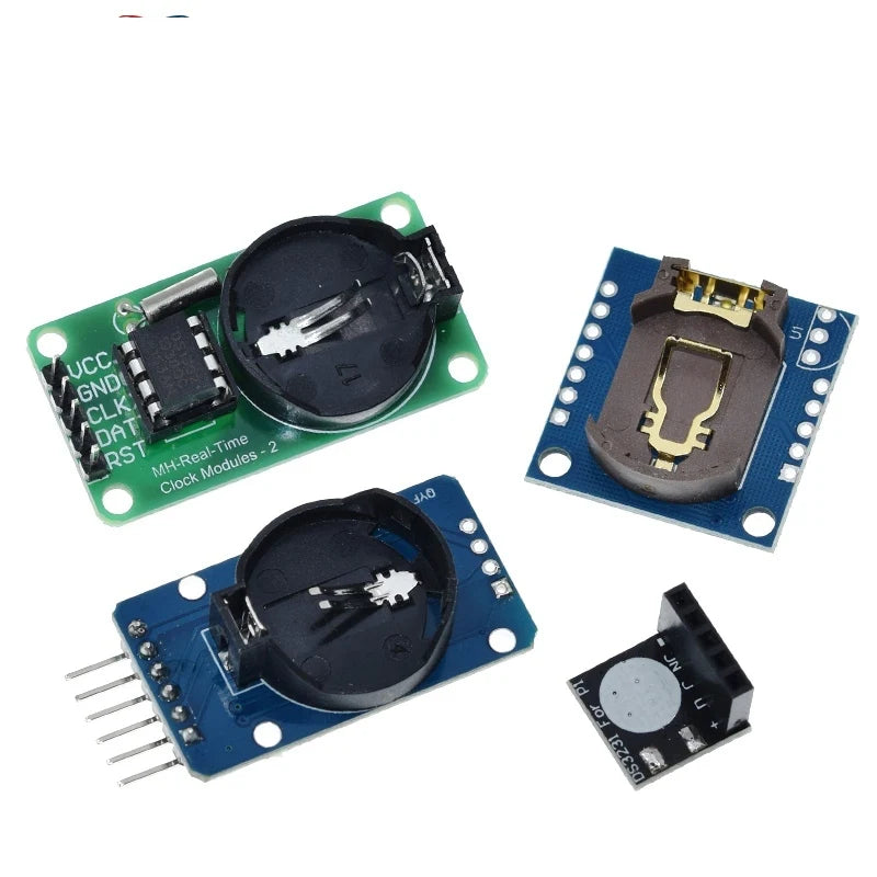 DS1302 DS1307 DS3231 AT24C32 IIC Module Precision Clock Module DS3231SN Memory Module Real Time Module 3.3V 5V For Raspberry Pi