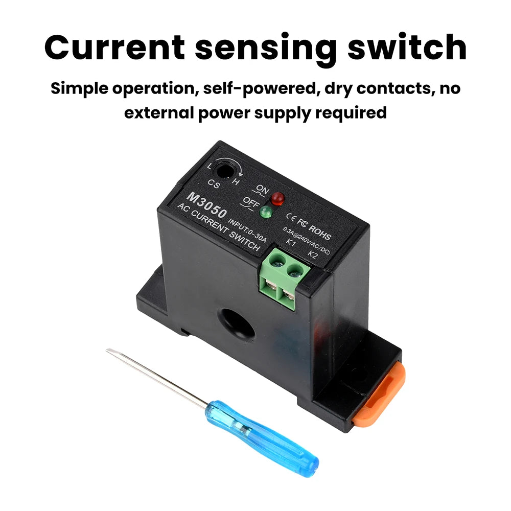 M3050 M3056 M3060 M3066 AC Current Sensing Switch Self-Powered Sensing Switch Induction Relay Power Supply