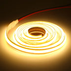 5mm 8mm PCB COB LED Light Strip Free Cut 12V 24V With 2PIN Wire DC Plug 400LEDs/m 3000k 4000k 6000k Flex Lamp 0.5m 1m 5m 10m 20m