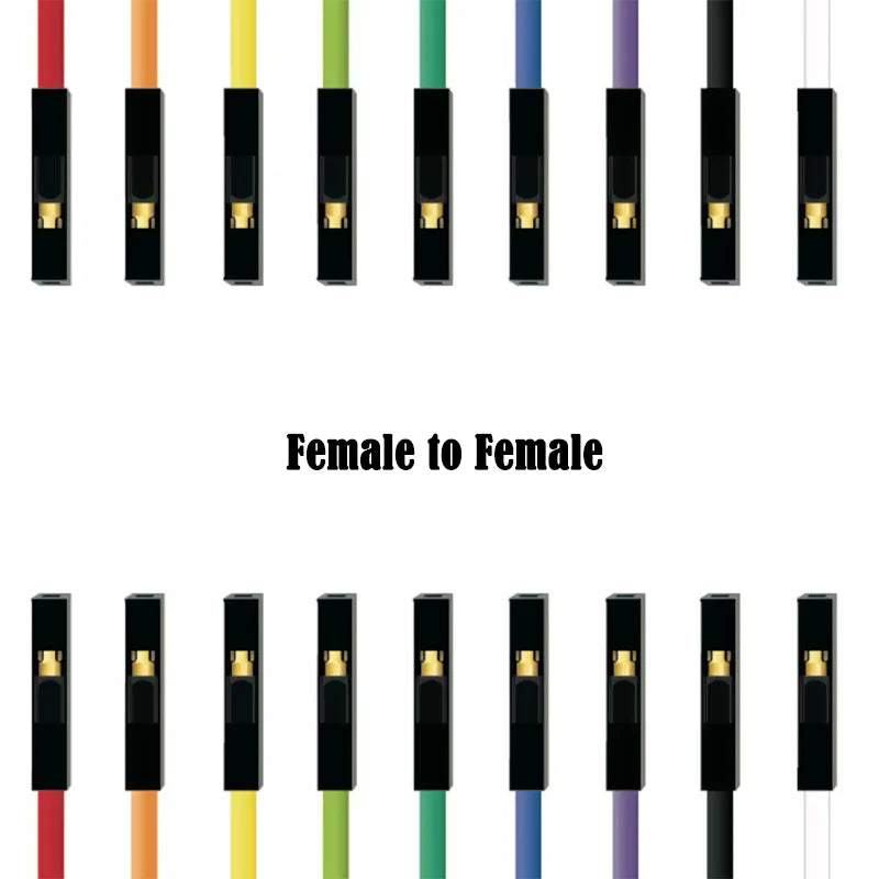DuPont Wire Breadboard Jumper Cable Wire Male to Male Female to Female Male to Female Ribbon Cable for Arduino DIY 20cm
