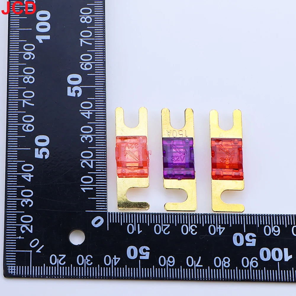5/10pc U-Shaped Stud Car Fuses Mini Car Stereo Audio AFS Fuse 20A 30A 40A 50A 60A 70A 80A 100A 125A 150A 170A 200A 32V Auto Fuse