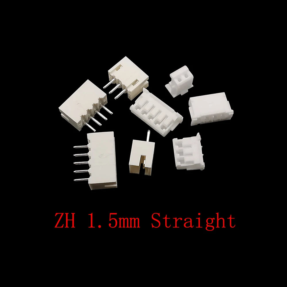 1Box JST ZH 1.5mm 2P 3P 4P 5 Pin Male Plug Female Socket Housing SMD DIP Terminal Kit Pin Header Crimp Wire Connector JST ZH1.5