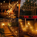 G40 LED String Light Replacement Bulbs E12 220V 110V Globe Light Bulb Warm White 2200K 10W Equivalent Indoor Outdoor Decor