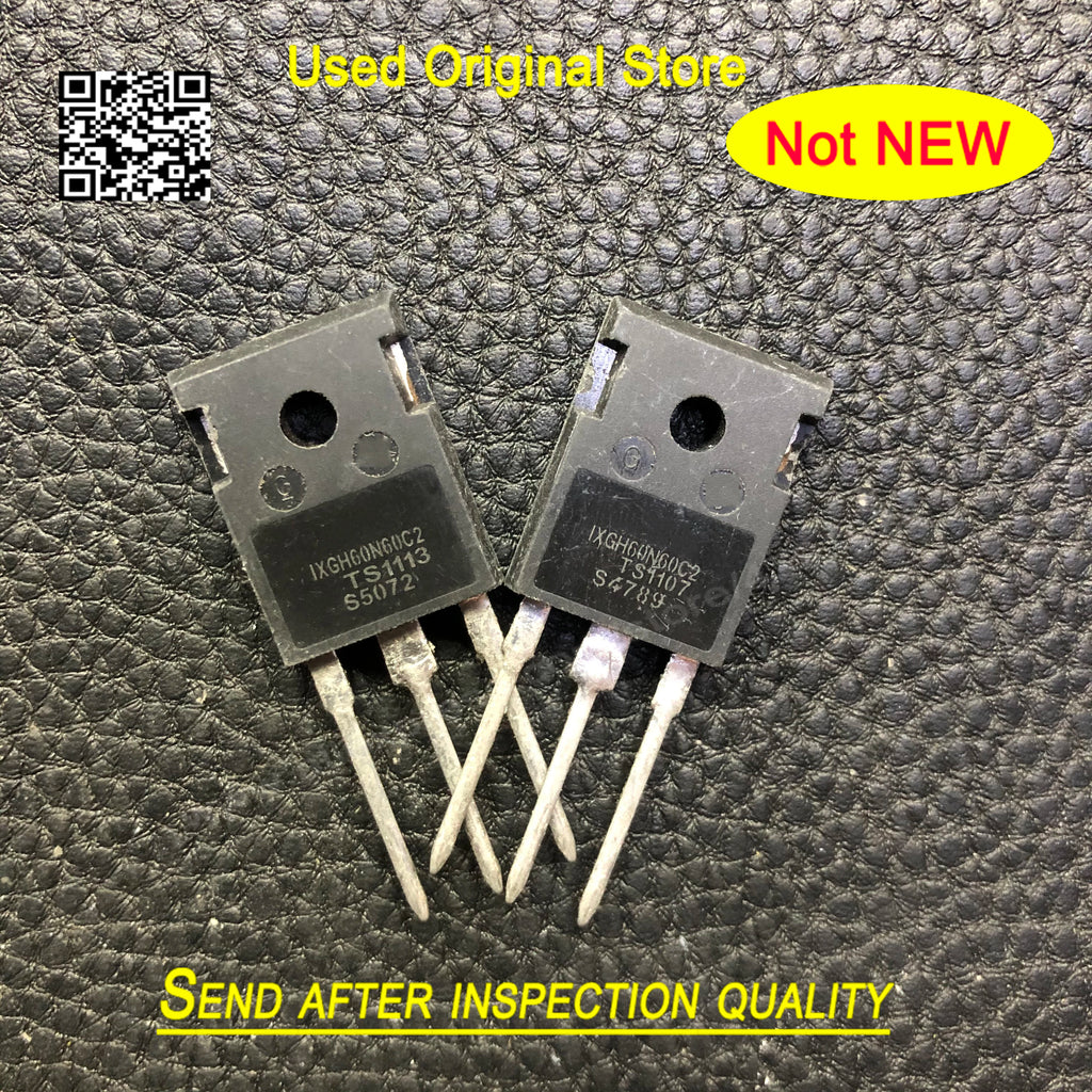 Used 5pcs/lot 60N60 IXGH60N60C2 IXGH60N60B2 High Power Inverter IGBT Tube 75A 600V TO-247 Original disassembly