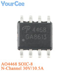 20pcs/5pcs AO4407A SOIC-8 4407A P-channel -30V/-12A SMD MOSFET Field Effect Transistor Chip AO4405AO4411 AO4413 AO4421 AO4435