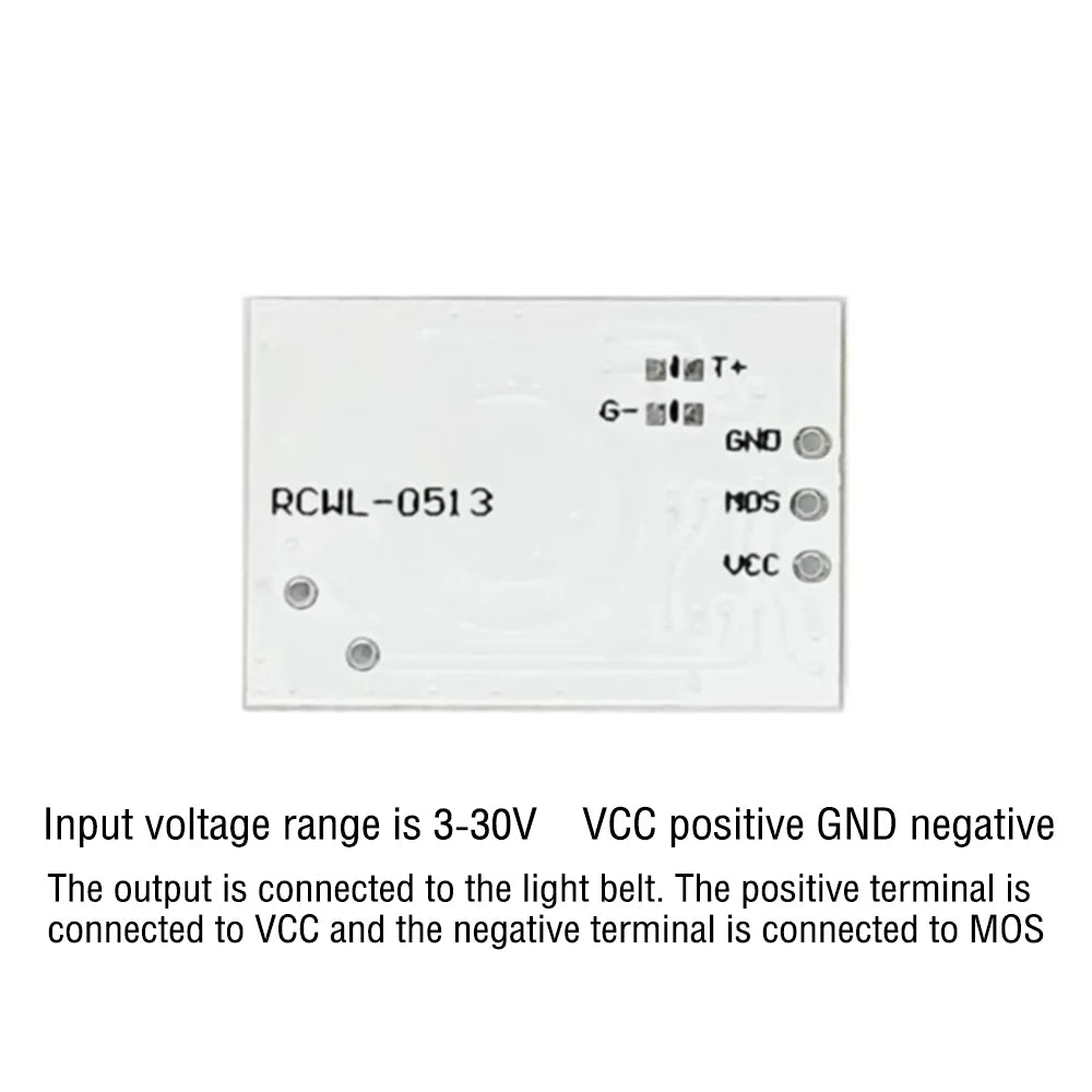 RCWL-0513 Microwave Radar Sensor Human Sensor Body Sensor Module Induction Switch Module